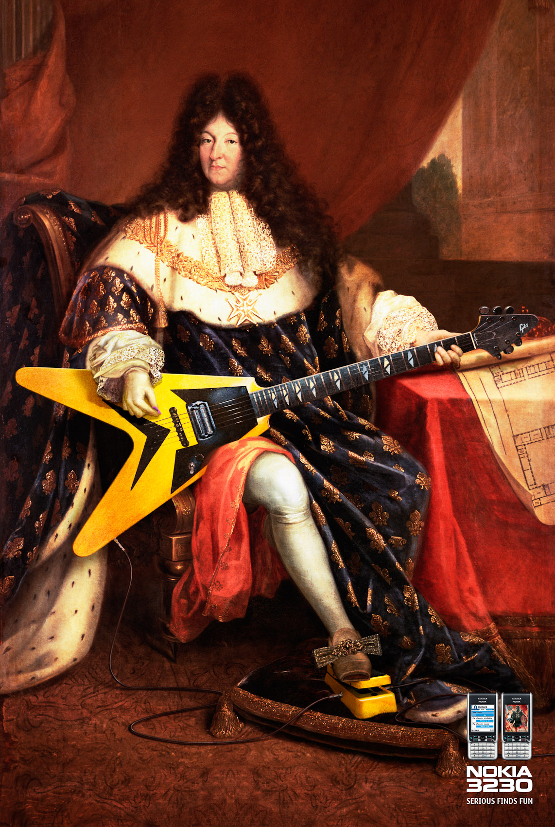 Louis XIV With Plans for Versailles